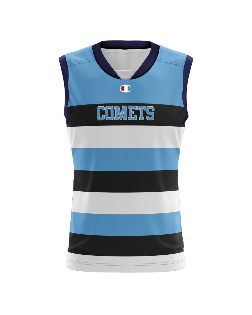 Custom Comets Aussie Rules Guernsey Mens Champion Teamwear