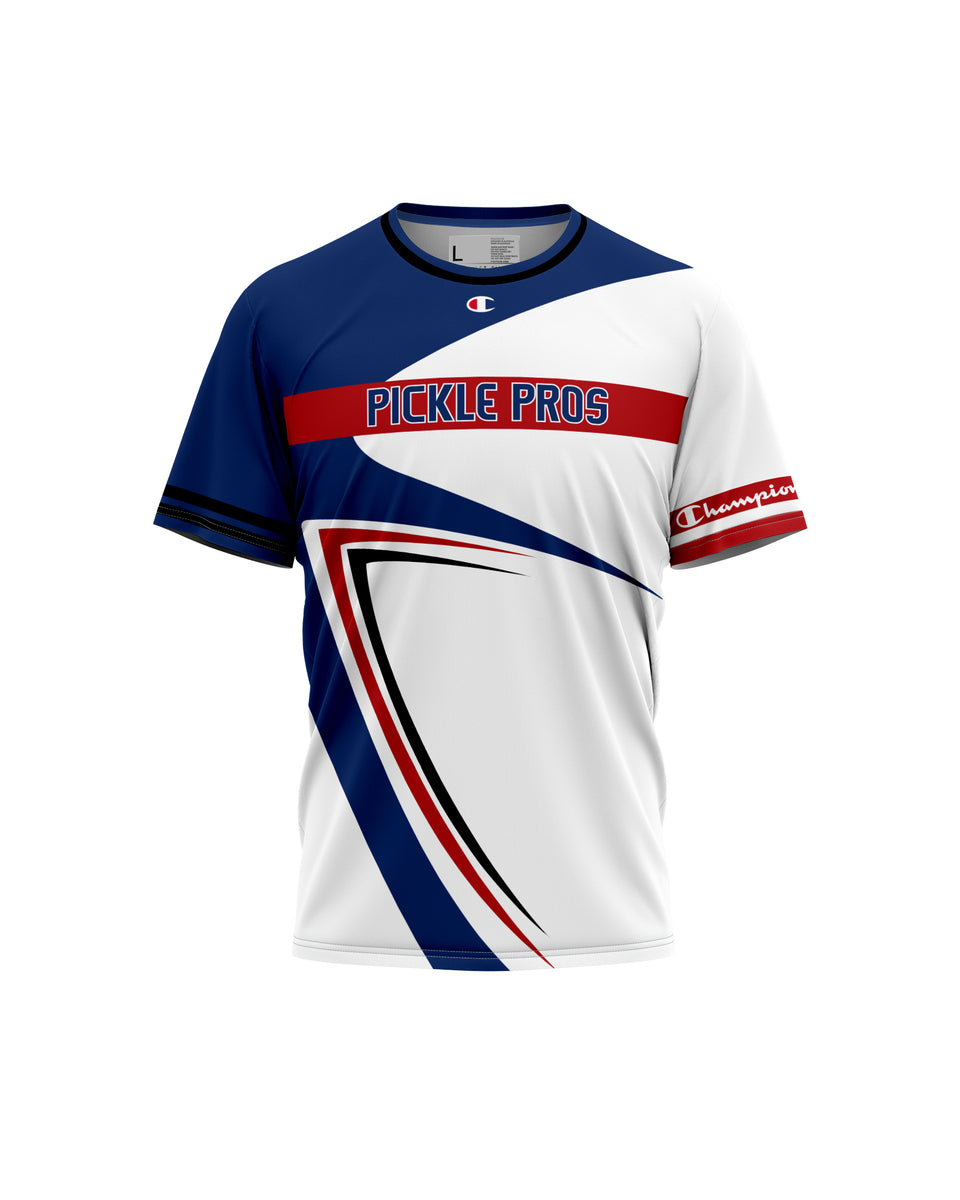 Custom Pickle Pros Pickleball TShirt Mens Champion Teamwear